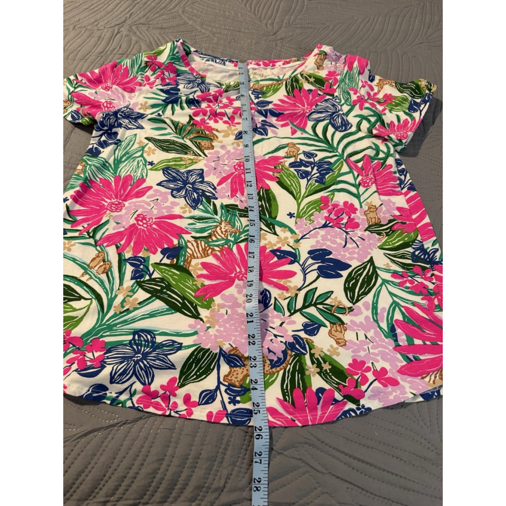 Lilly Pulitzer Key West Top Endless Summer Women Size Large - Picture 7 of 7